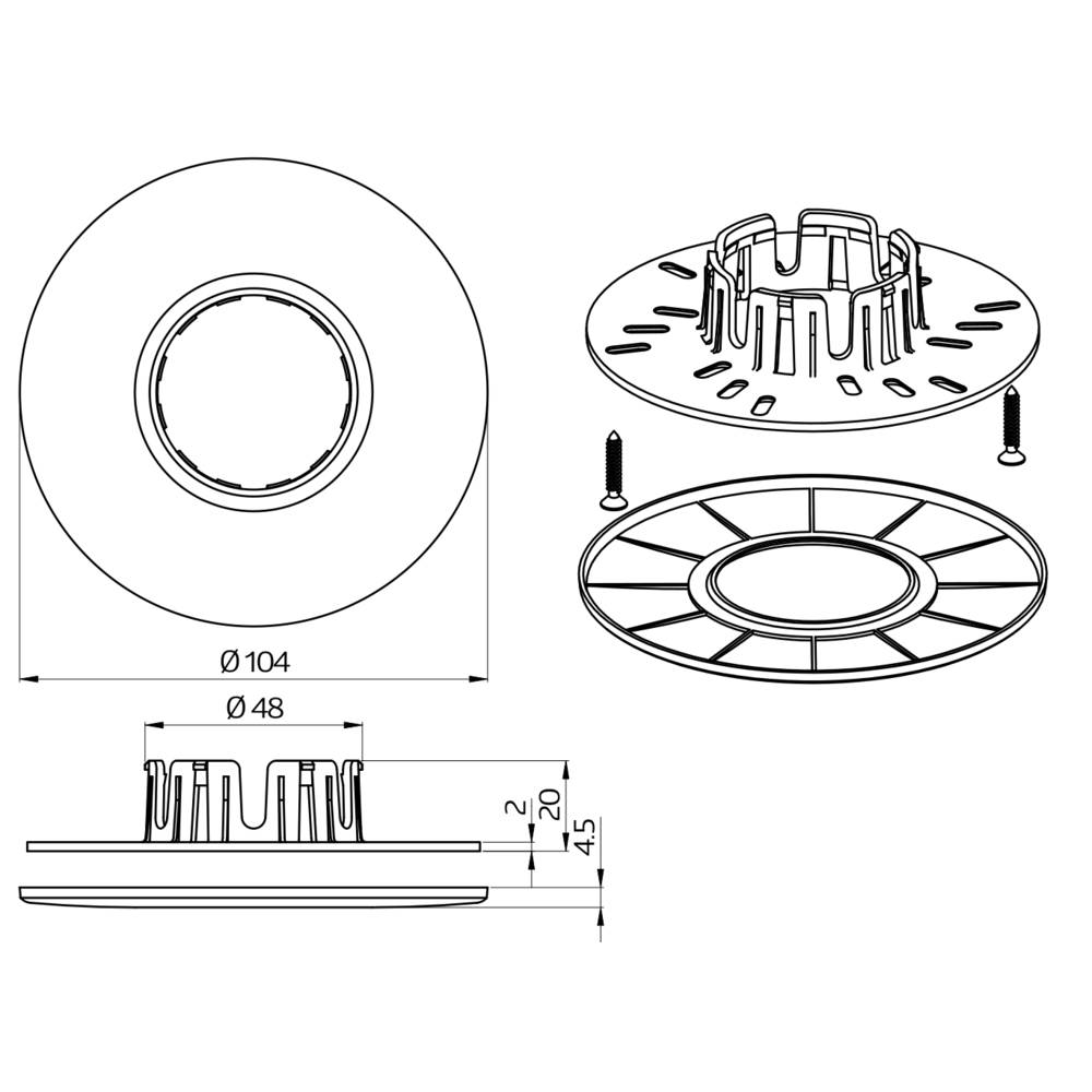 BEG Brück Electronic UP-Adapter Set 92833