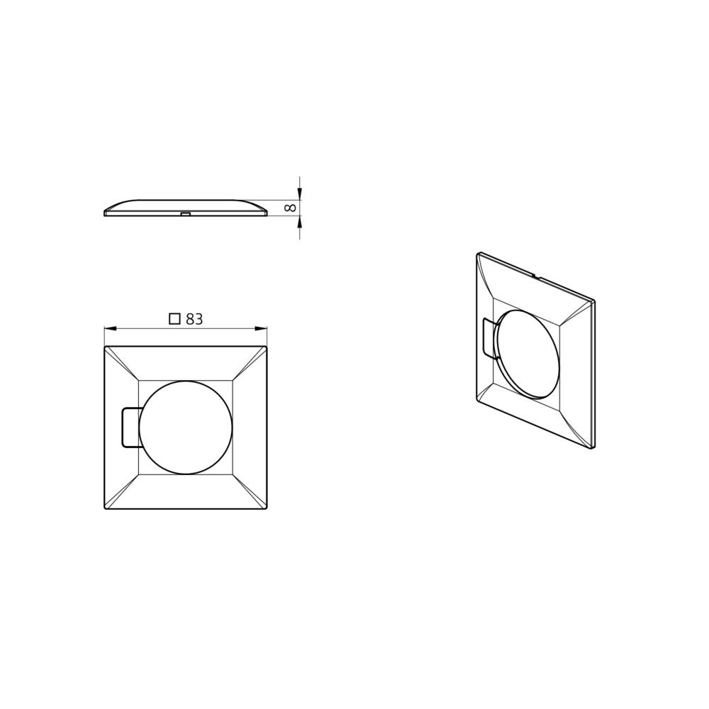 BEG Brück Electronic Clip-Designrahmen 92991