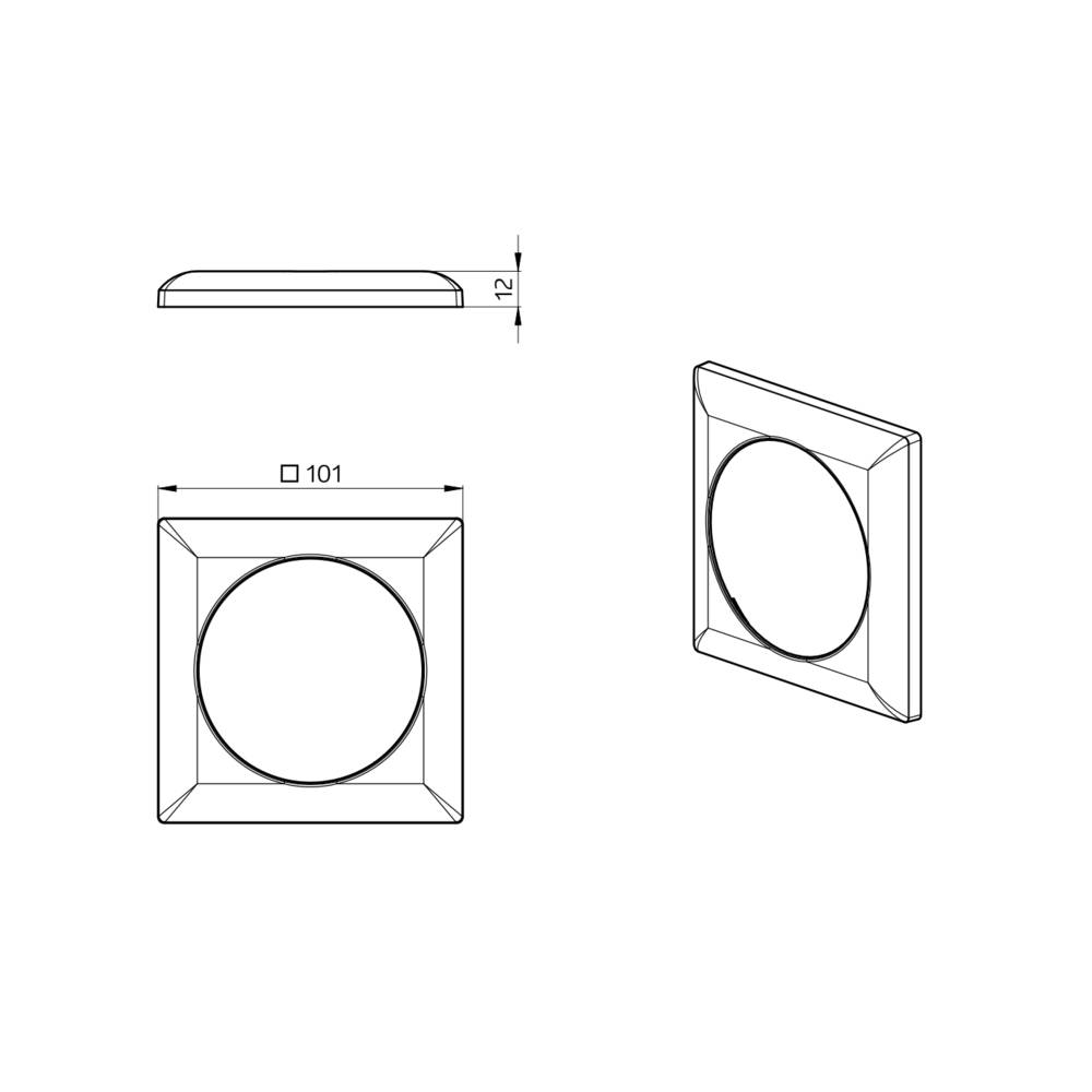 BEG Brück Electronic Clip-Designrahmen 92992