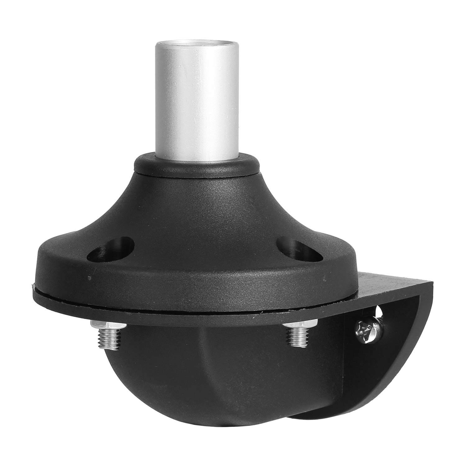 127234 STEX24 Wandsockel mit Halter 50,0mm für Signalsäule schwarz / silber, 50/70mm SH20/231 102 Anschraubloch 45,0mm