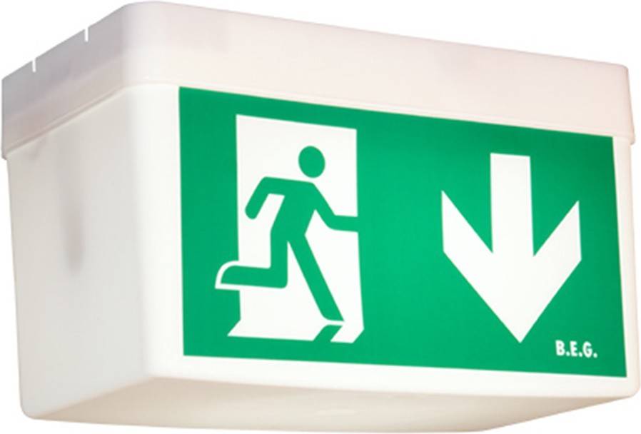 BEG Brück Electronic LED-Rettungszeichenleuchte BD21/6/3DALI-LED