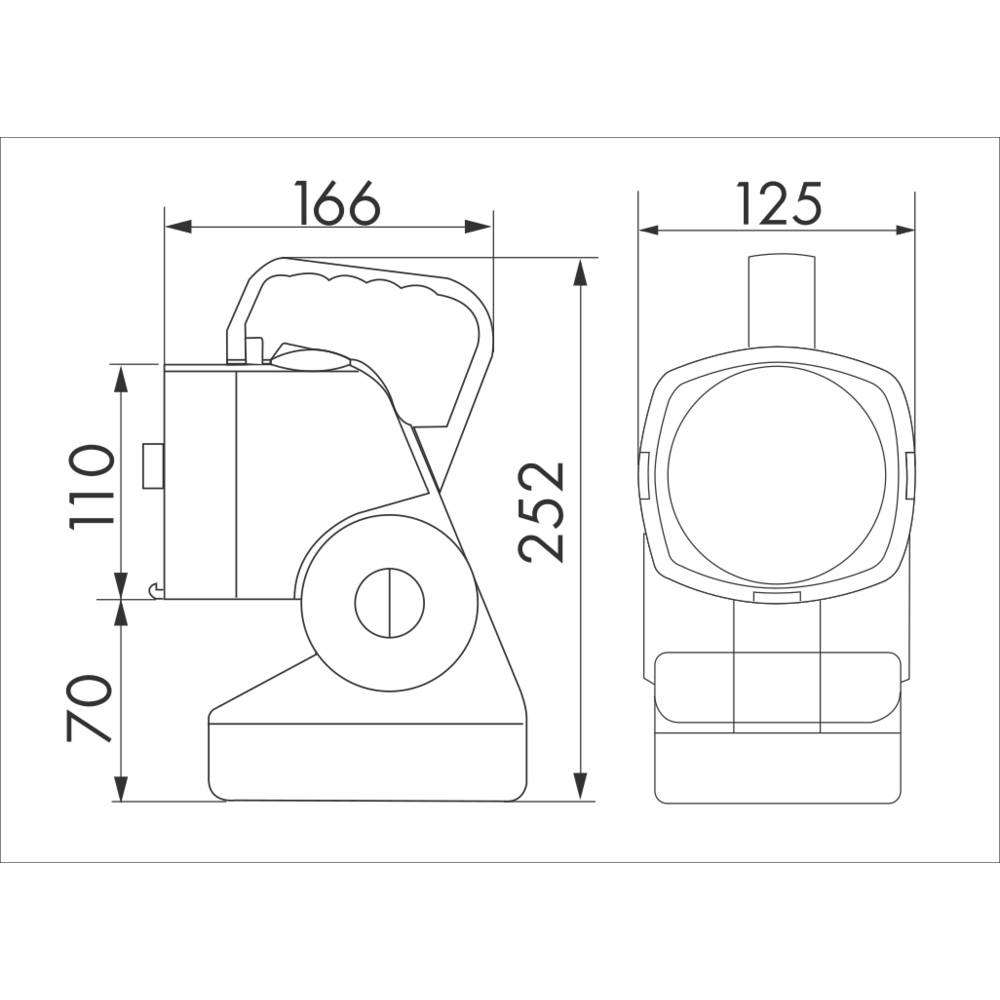 BEG Brück Electronic LED-Handscheinwerfer SAFETYLUXport.LEDgr
