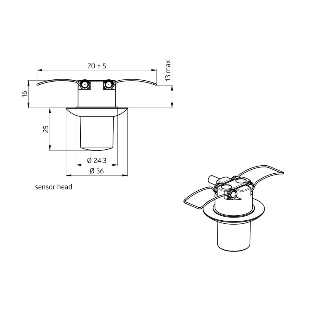 BEG Brück Electronic Präsenzmelder Slave PD9-S-SDB-GH-DE