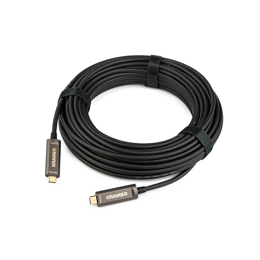 KRAMER CLS-AOCU31/CC-10 - Super-Speed+ USB3.1 GEN2 optisches USB-C Datenkabel (USB-C male / USB-C male | 10Gbps) - 3,00m