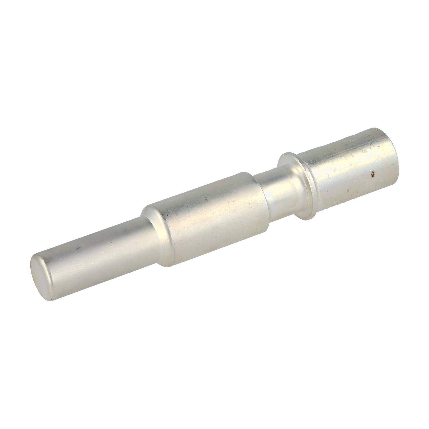 Ein schwarzes zylindrisches Maschinenteil mit sichtbaren Rillen und einer Öffnung, gekennzeichnet mit „N20