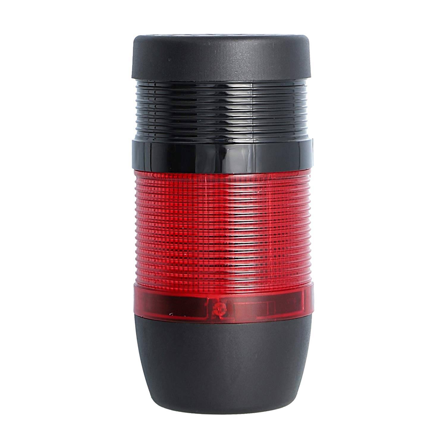 127437 STEX24 Signalsäule rot, 70mm, 24V AC/DC, LED-Dauerlicht mit Summer, SS70-B1/24 102 Lautstärke 90 db - 1Stück