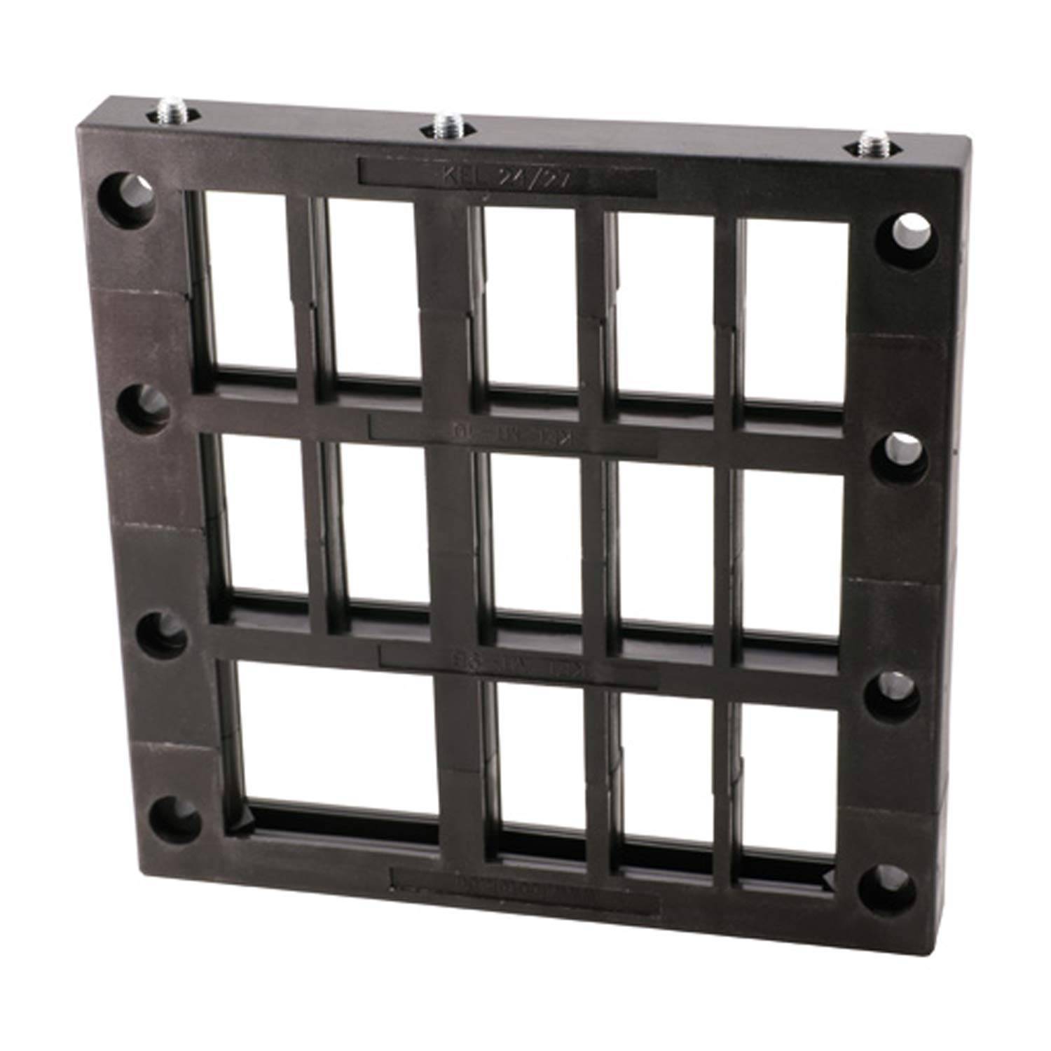 42233 icotek Kabeleinführungsleiste KEL24/27 mit zwei Mittelteilen für Kabeltüllen 26x klein / 1x groß