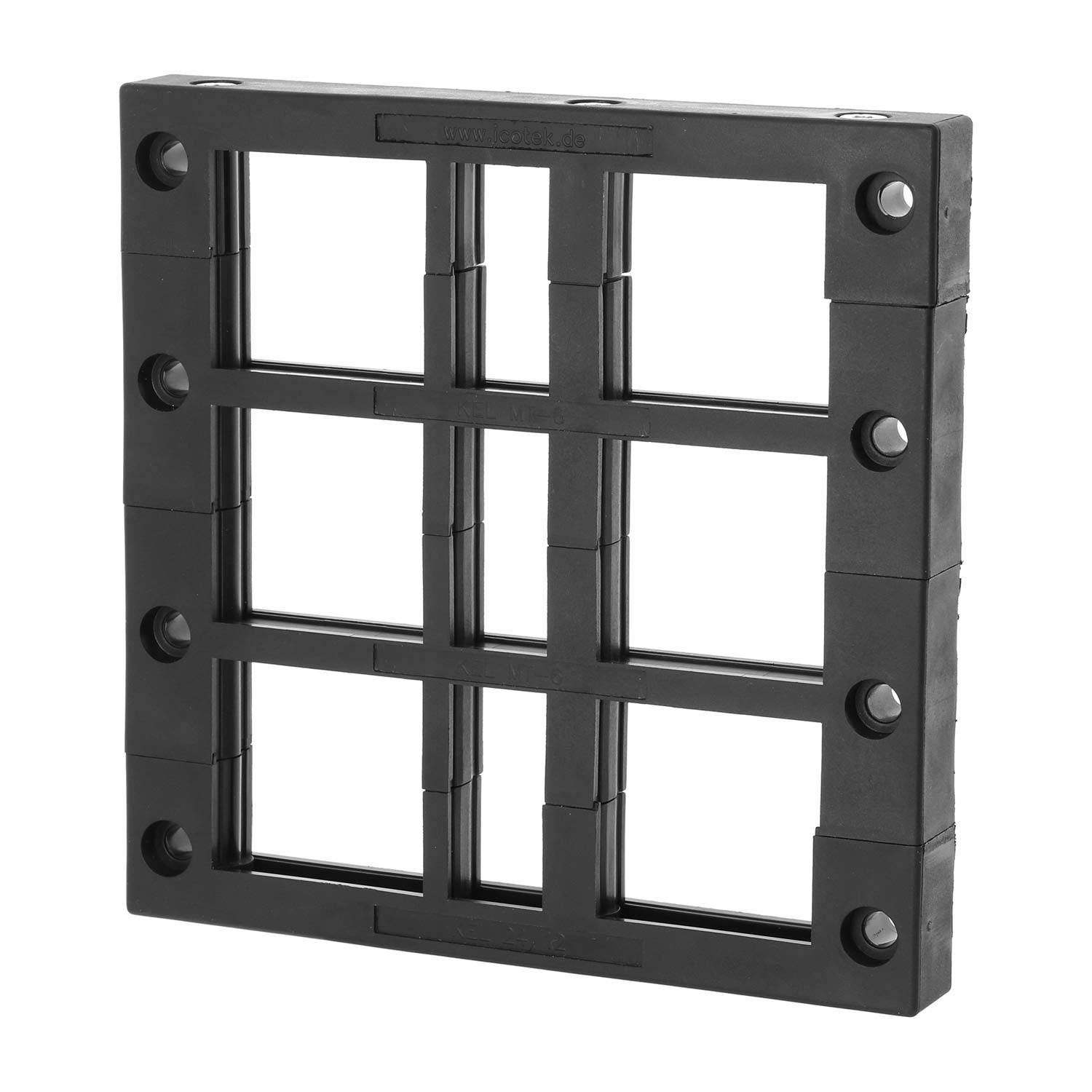 42223 icotek Kabeleinführungsleiste KEL24/12 mit zwei Mittelteilen für Kabeltüllen 6x klein / 6x groß