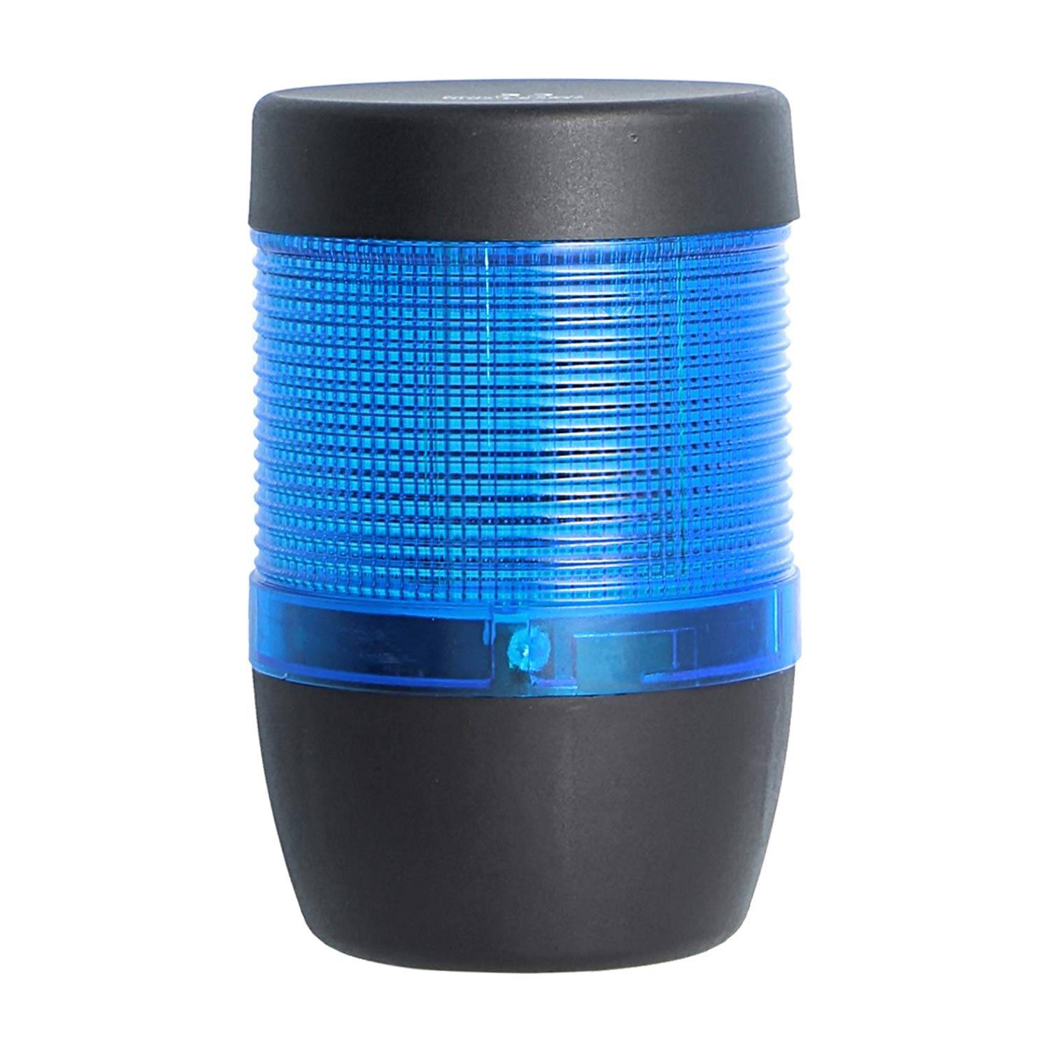 127371 STEX24 Signalsäule blau, 70mm, 24V AC/DC, LED-Dauerlicht SS70-OB1/24 101 MaßeLänge106,0mm, Durchmesser 70,0mm -