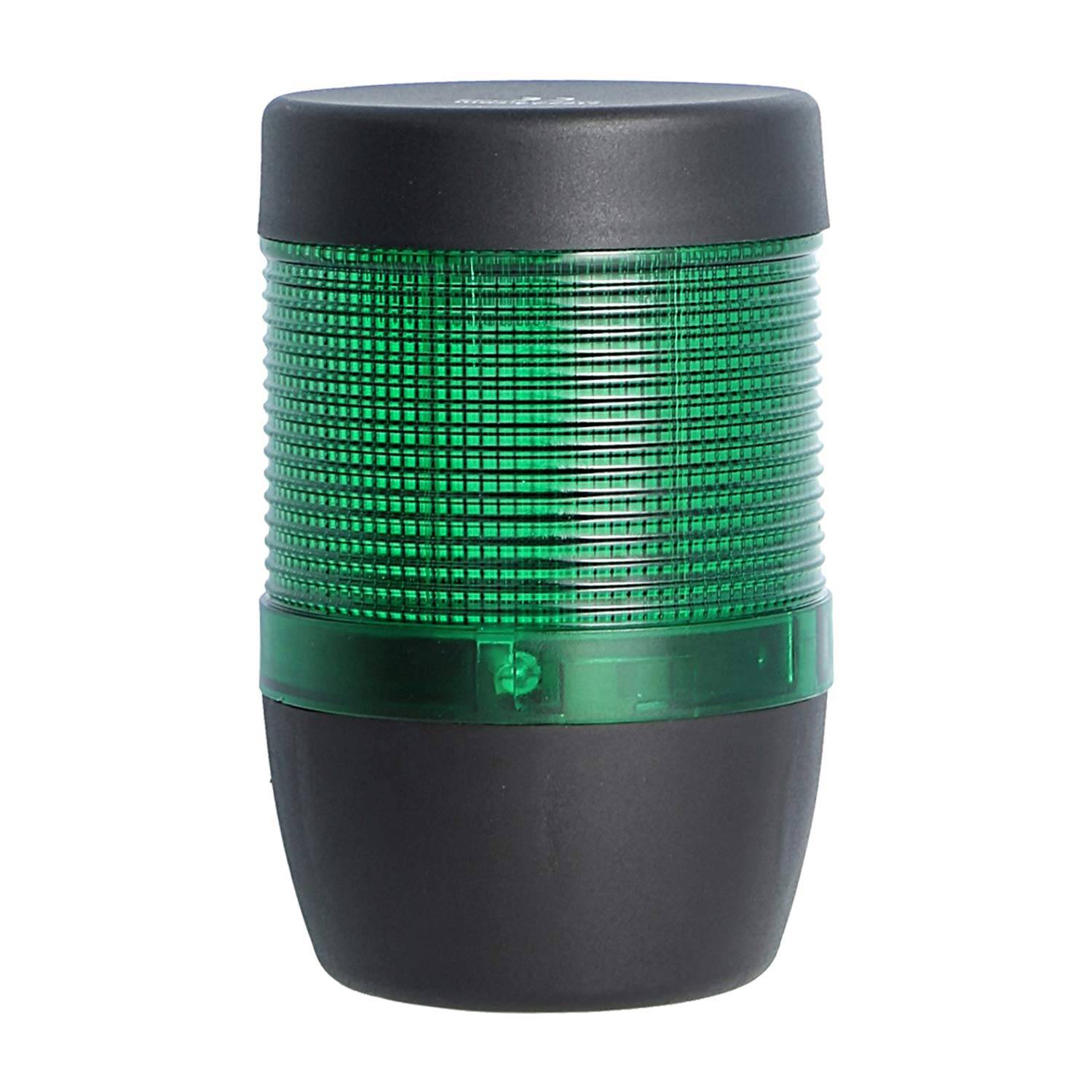 127373 STEX24 Signalsäule grün, 70mm, 24V AC/DC, LED-Dauerlicht SS70-OB1/24 104 MaßeLänge106,0mm, Durchmesser 70,0mm -