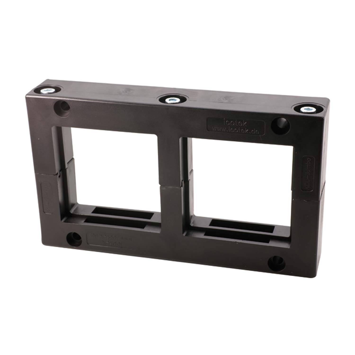 42350 icotek Kabeleinführungsleiste Jumbo KEL-JUMBO/02 für Kabeltüllen 2 Jumbo Anschraubloch 147,5mm x 100,5mm Bohrung