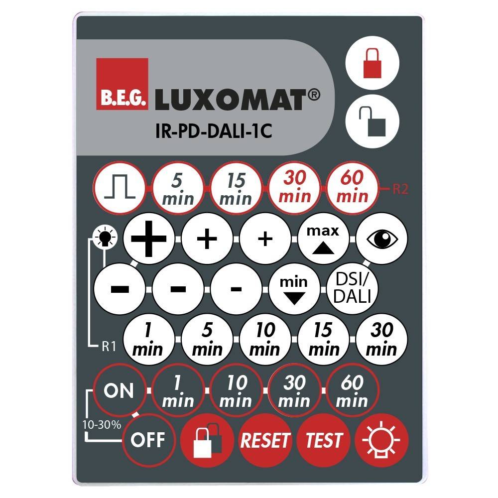 BEG Brück Electronic IR-Fernbedienung IR-PD-DALI-1C