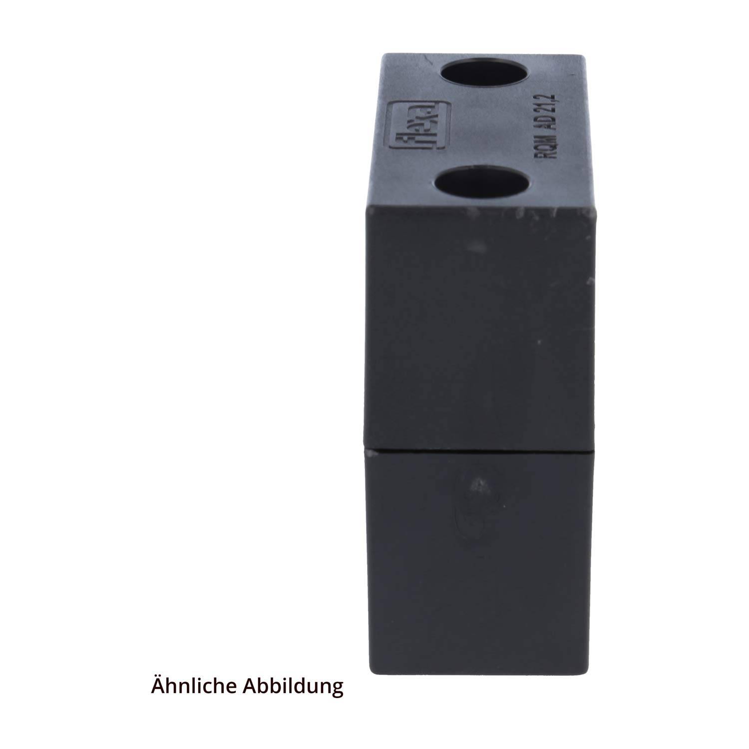 FLEXA FMSH 3/42 Schlauchhalter massiv für Schlauch-Außendurchmesser 42,5mm für Wellschlauch AD 42.5mm - 1 Stück