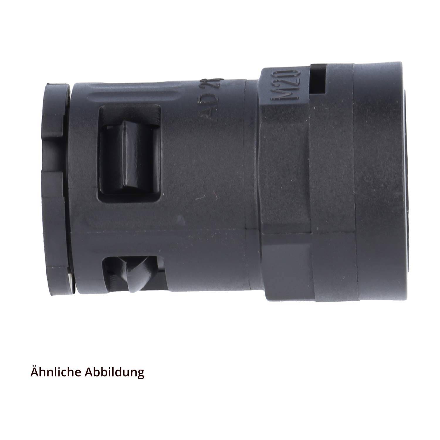FLEXA RQGK2-M Schnellverschraubung gerade Gewinde M25x1,5 für Schlauch-Außendurchmesser 28,5mm hochdichtend mit