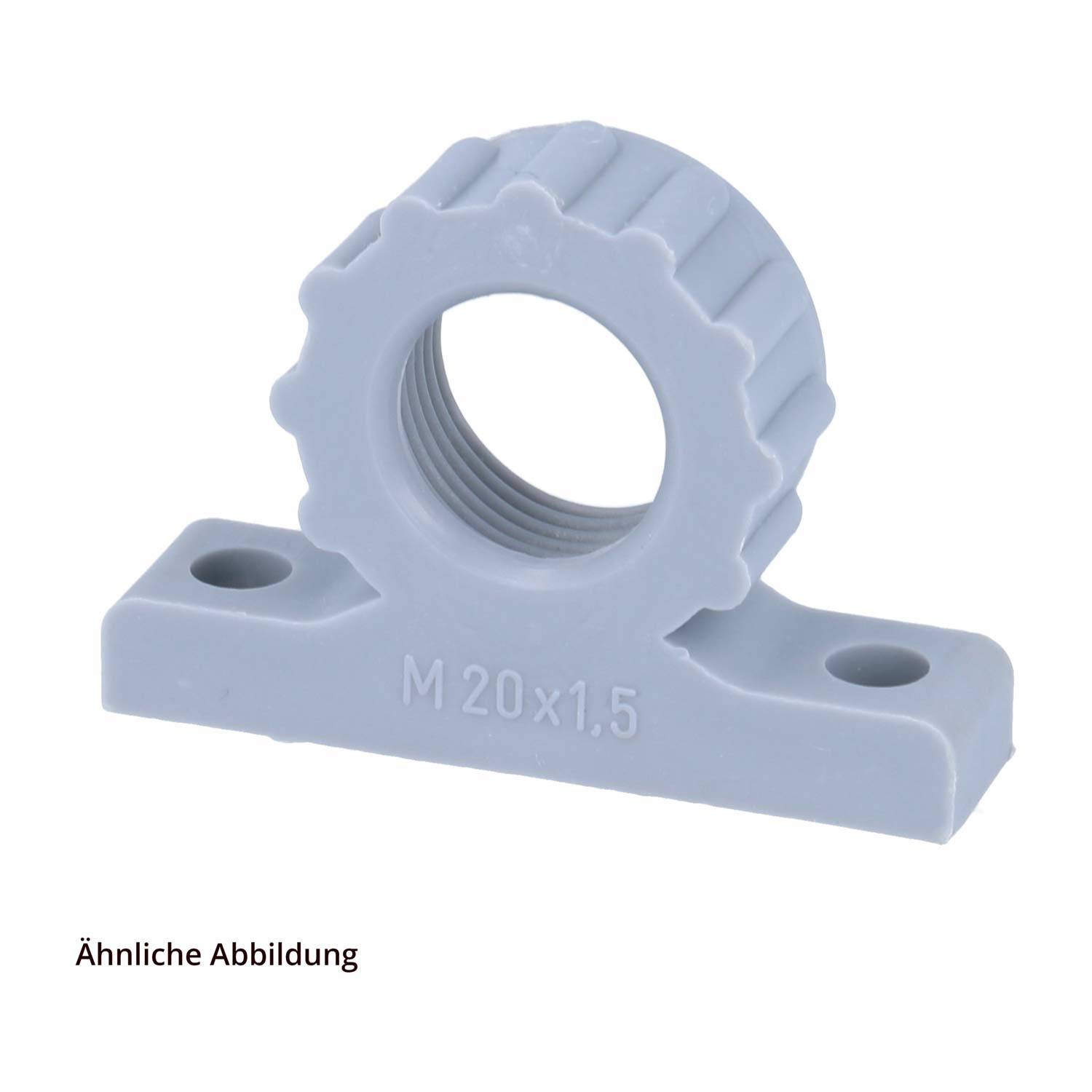 10315000029 FLEXA FVBW Befestigungswinkel mit Gewinde PG29x1,588 für PG29 Schlauchverschraubungen Anschraubloch 53,0mm