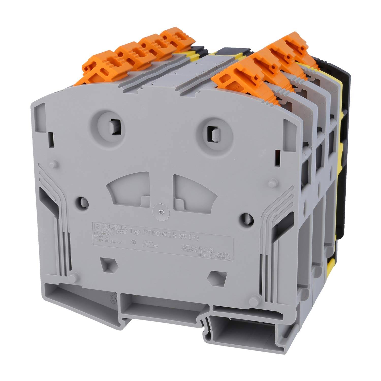 Phoenix Contact Hochstromklemme geblockt PT-POWER 95-3L/FE Push-In-Anschluss Nennspannung 1500V - 1 Stück