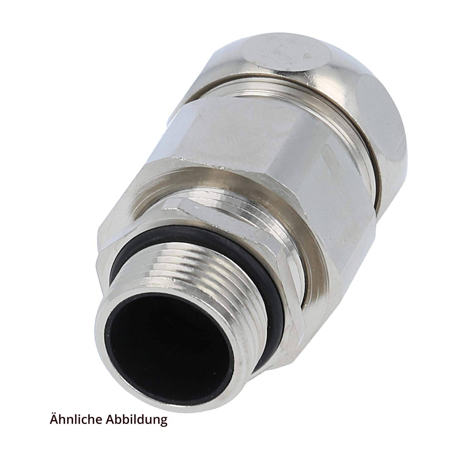 FLEXA USZ-M Metallverschraubung gerade Gewinde M32x1,5 für Schlauch-Außendurchmesser 27,0mm für