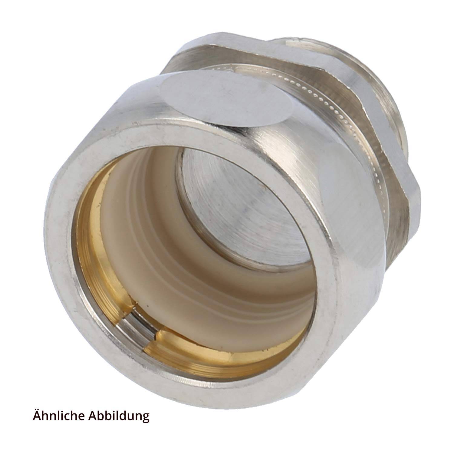 15126015016 FLEXA RGE-M Metallverschraubung gerade für EMV-PA Gewinde M16x1,5 für Schlauch-Außendurchmesser 15,8mm für