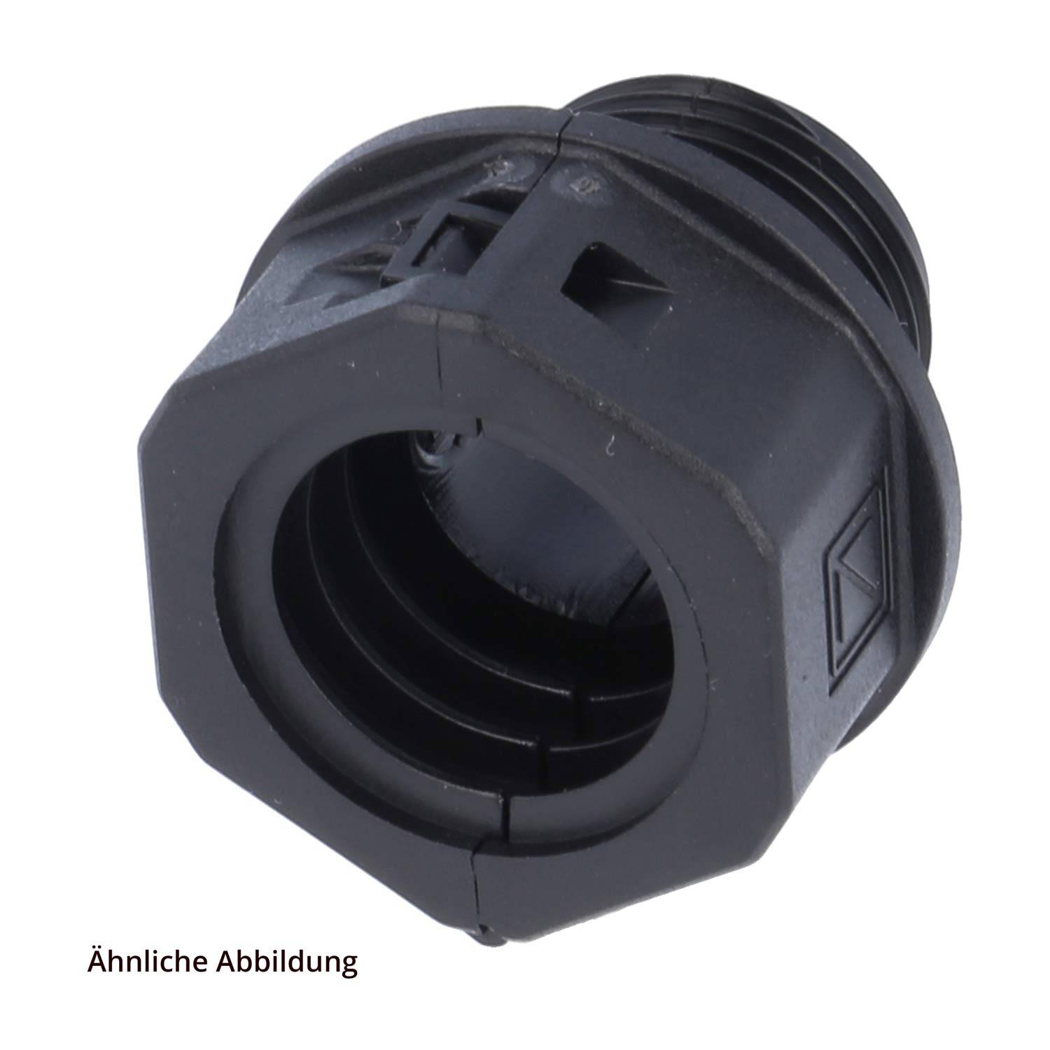 FLEXA RQG-Duo-M Verschraubung teilbar gerade Gewinde M63x1,5 für Schlauch-Außendurchmesser 54,5mm mit Außengewinde - 1