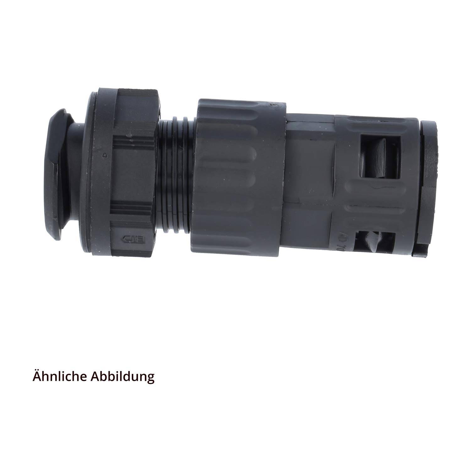 FLEXA RQGZ-S Schnellverschraubung gerade für Schlauch-Außendurchmesser 21,2mm hochdichtend mit Außengewinde und