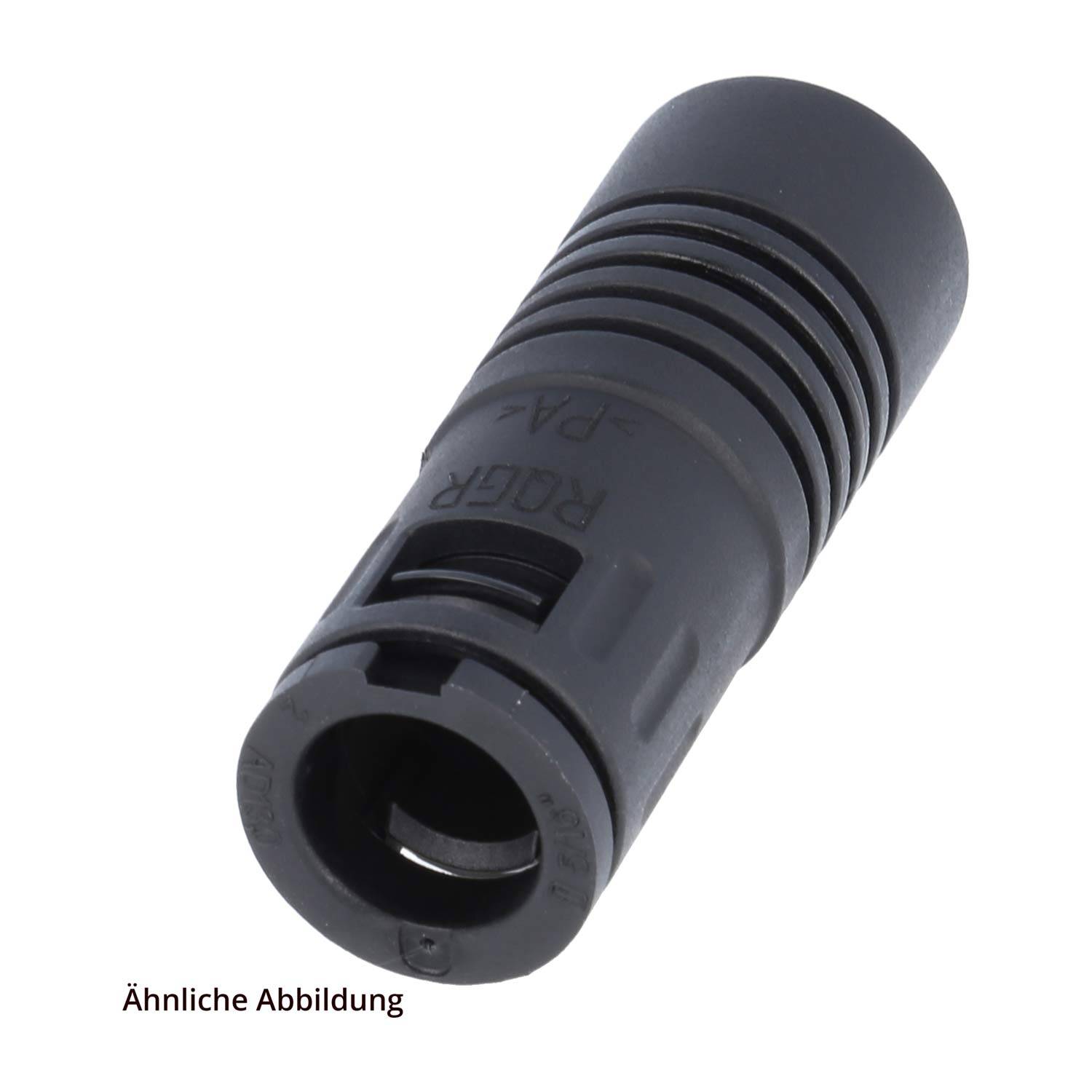 FLEXA RQGR Reduktion gerade für Schlauch-Außendurchmesser 1x54,5mm + 1x21,2mm hochdichtend Wellrohr-Reduktion - 1 Stück