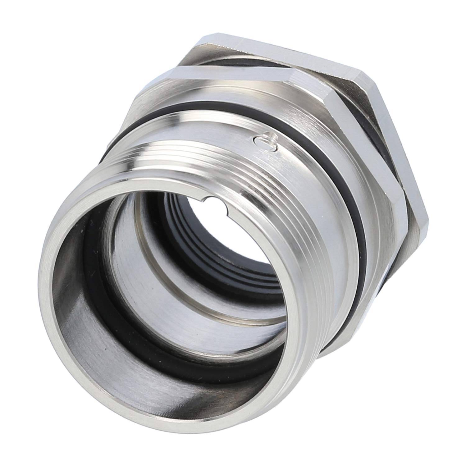 Phoenix Contact M23 RC Gerätesteckverbinder gerade Stift / Buchse Vorderwand Farbe silber - 1 Stück