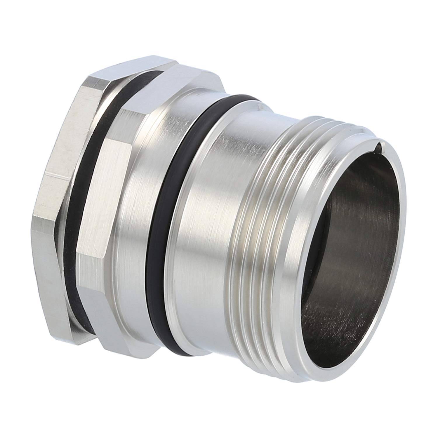 Phoenix Contact M23 RC Gerätesteckverbinder gerade Stift / Buchse Vorderwand Farbe silber - 1 Stück