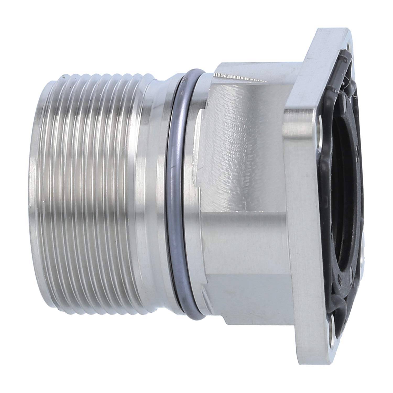 Phoenix Contact M23 RF Gerätesteckverbinder gerade Stift / Buchse Vorderwand Farbe silber - 1 Stück