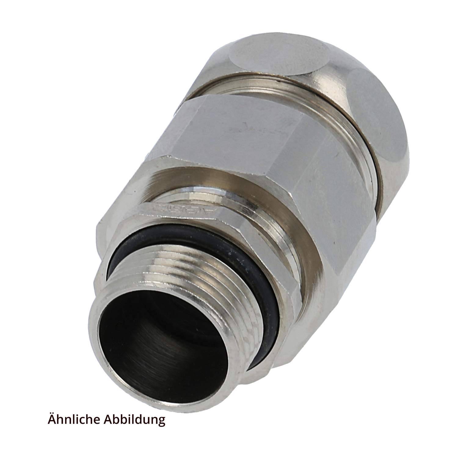 FLEXA USZ-EX-M Metallverschraubung-ATEX gerade Gewinde M32x1,5 für Schlauch-Außendurchmesser 27,0mm für