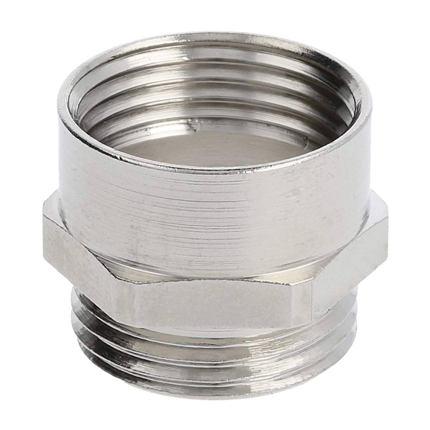 LAPP Zwischenstutzen PG/PG PG11x1,41 MSZ-11 kurz Sechskant Messing (CuZn) vernickelt Anschlussgewinde 6,0mm - 1 Stück