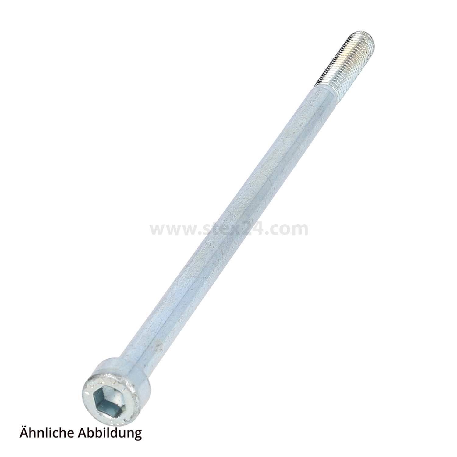 FLEXA S-RQS Schraube für Schlauchhalter massiv M6x1 Aufbauhöhe 1-Halter Schlüsselweite SW5 - 1 Stück