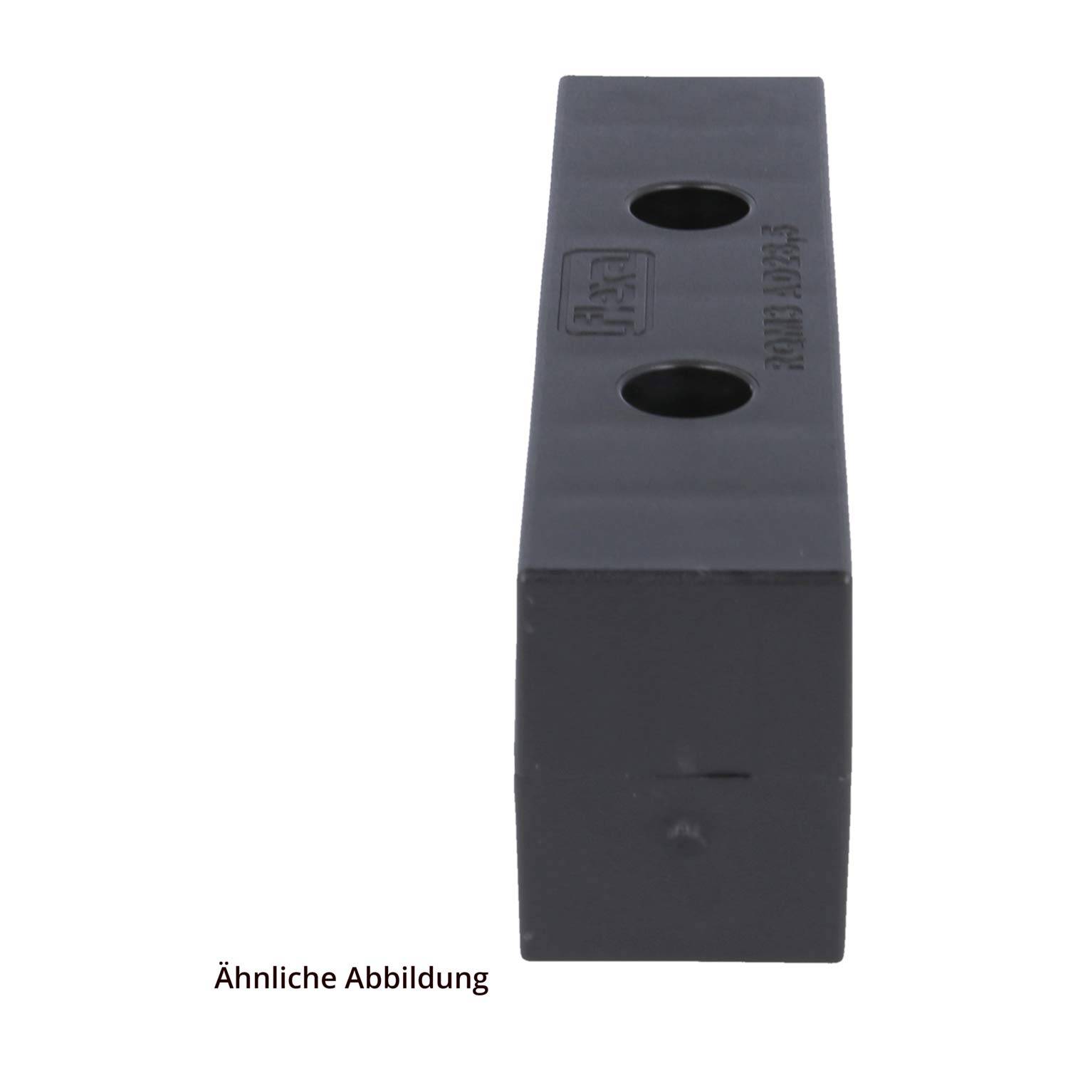 FLEXA RQM-3 Schlauchhalter massiv für Schlauch-Außendurchmesser 28,5mm für Wellschlauch AD 28.5mm - 1 Stück