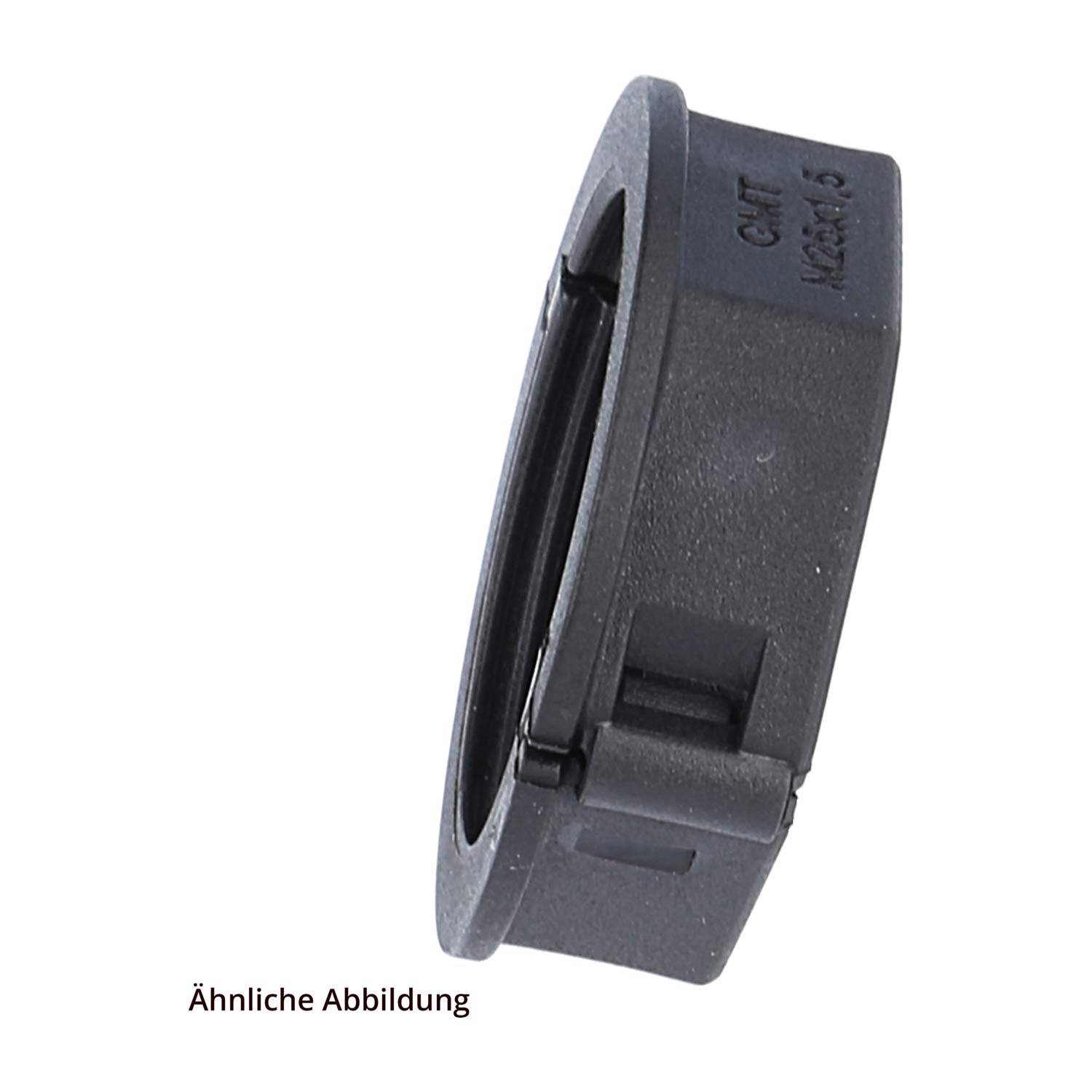 FLEXA Gegenmutter, teilbar M25x1,5 für Verschraubung M25 GMK-Duo Farbe schwarz Schutzart IP54 - 1 Stück