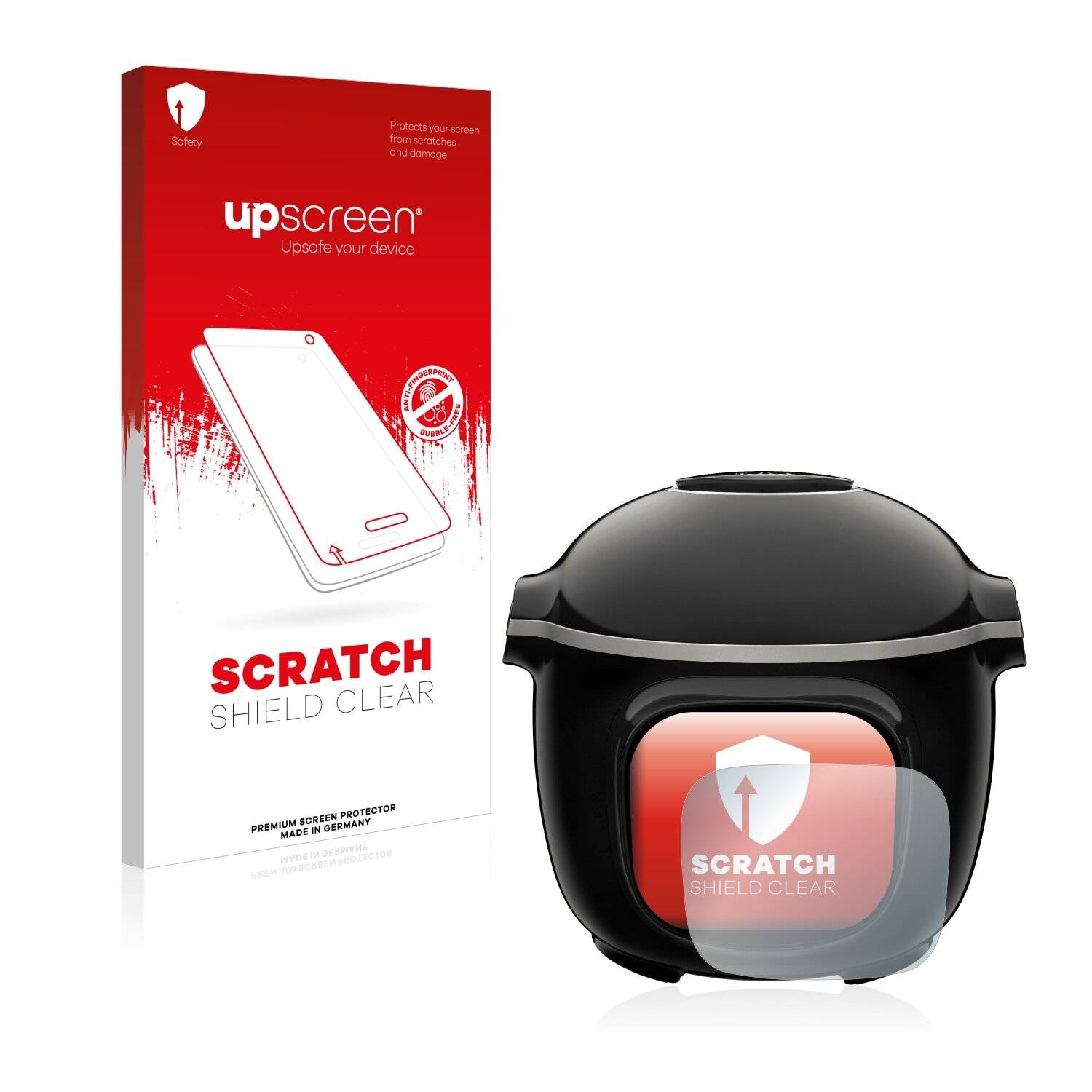 upscreen Scratch Shield Clear Premium Displayschutzfolie für Krups Cook4me Touch