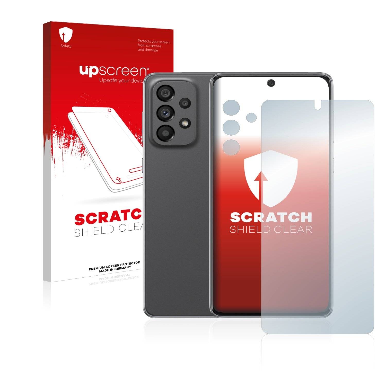 upscreen Scratch Shield Clear Premium Displayschutzfolie für Samsung Galaxy A73 5G