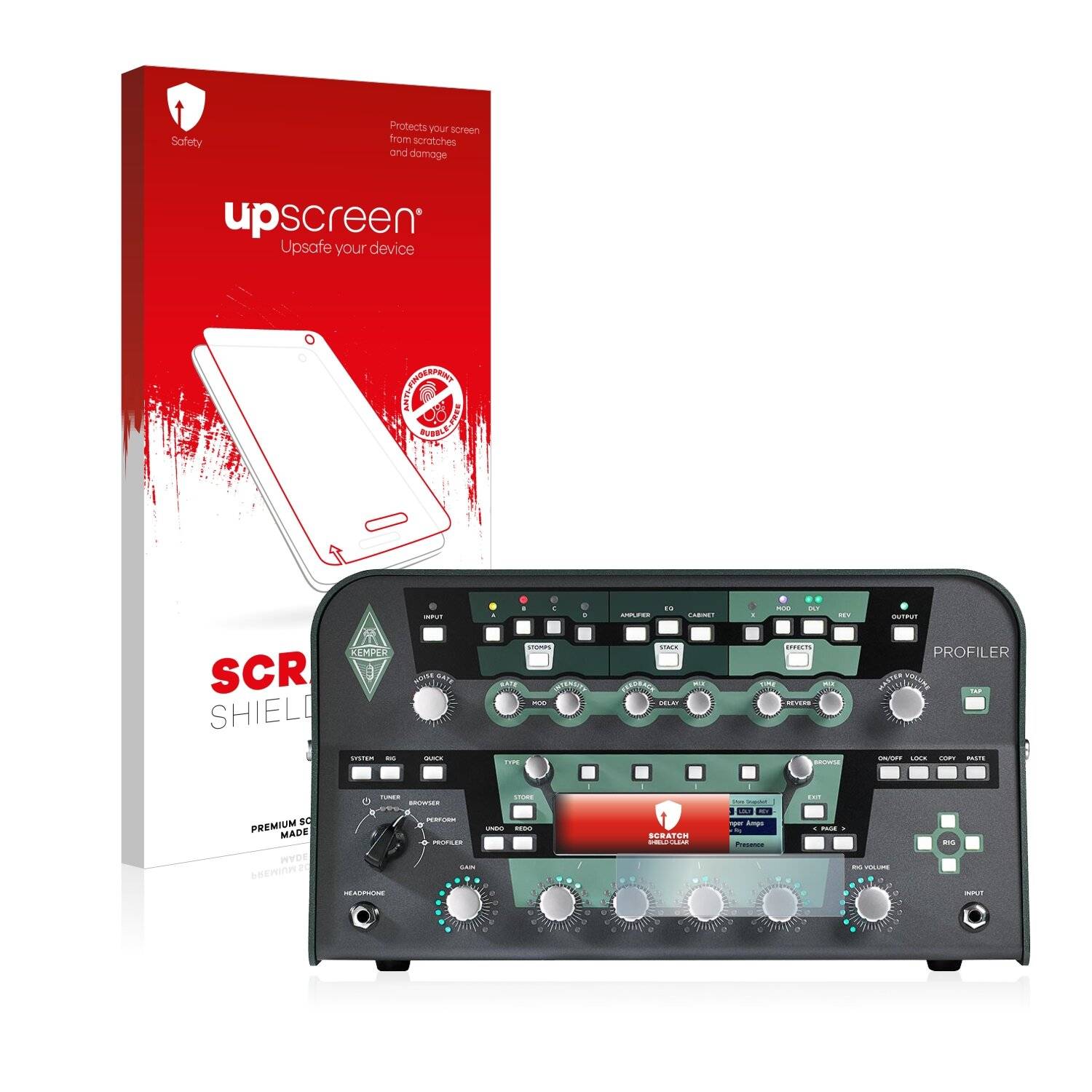 upscreen Scratch Shield Clear Premium Displayschutzfolie für Kemper Profiler