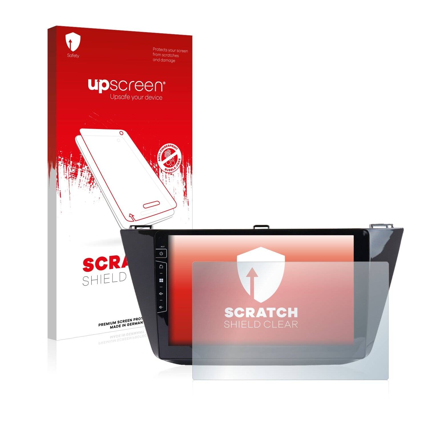 upscreen Scratch Shield Clear Premium Displayschutzfolie für Dynavin DX-V-82 Pro