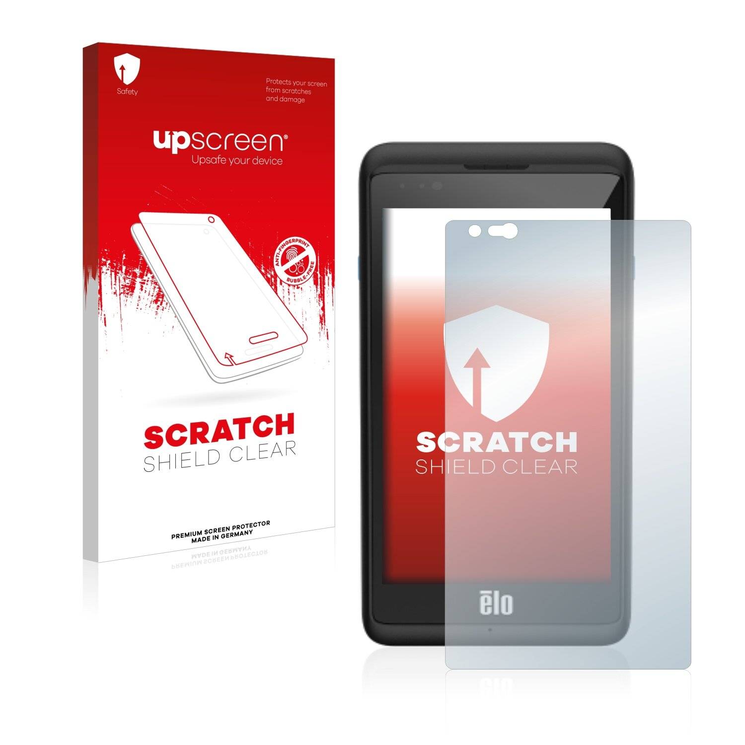 upscreen Scratch Shield Clear Premium Displayschutzfolie für Elo TouchSystems M50 Mobile