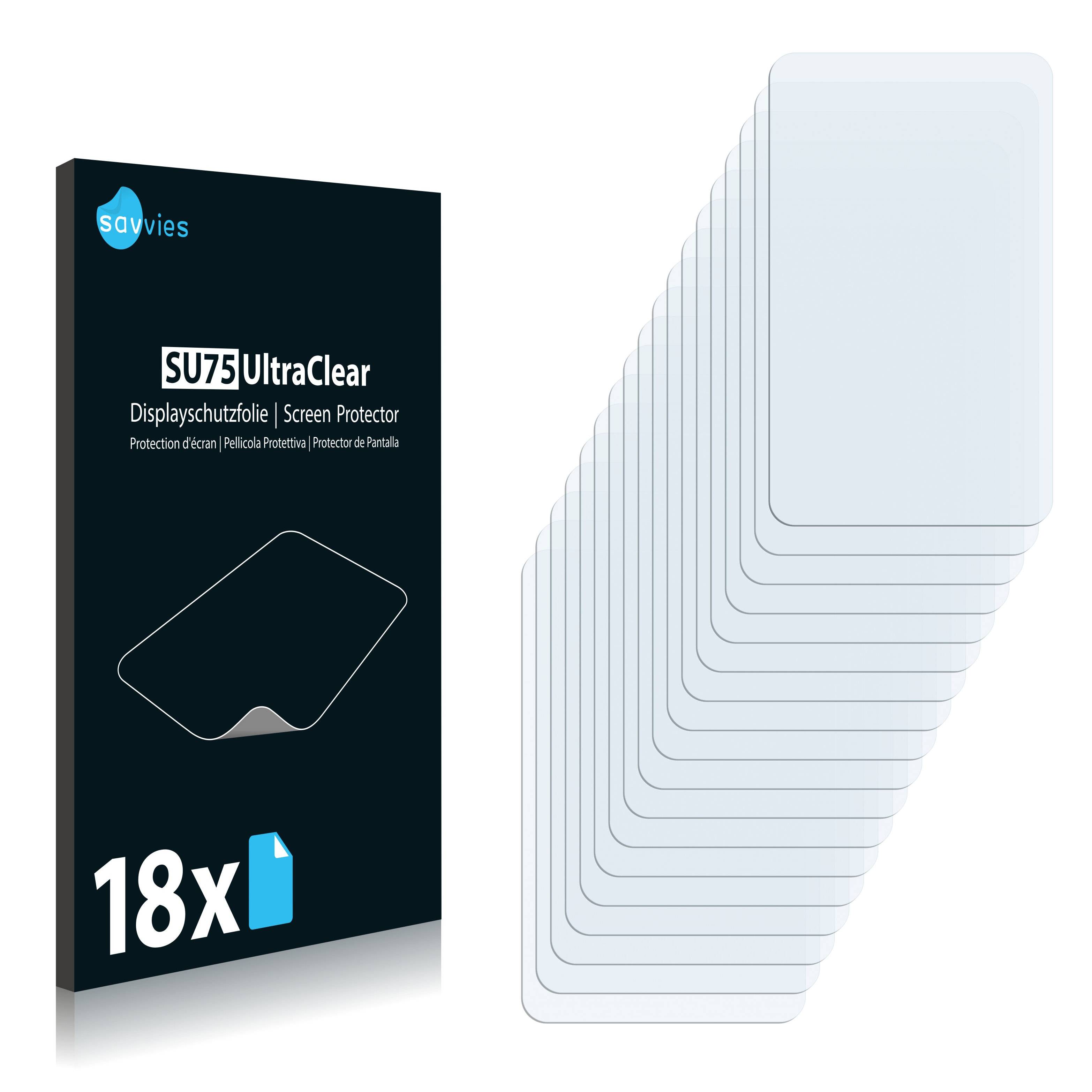 18x Savvies SU75 Displayschutzfolie für Oppo Watch