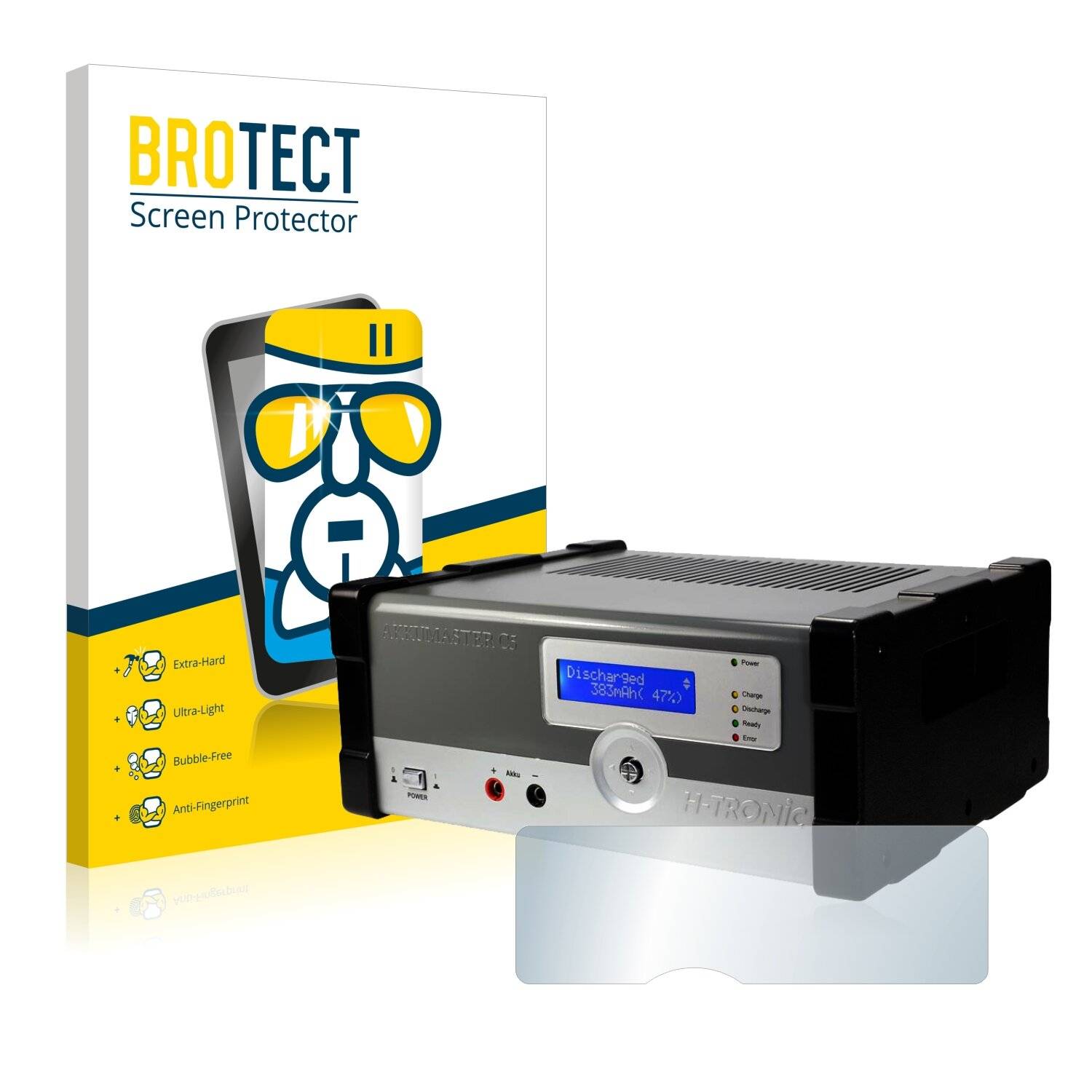 BROTECT AirGlass Schutzglas Folie für H-Tronic Akkumaster