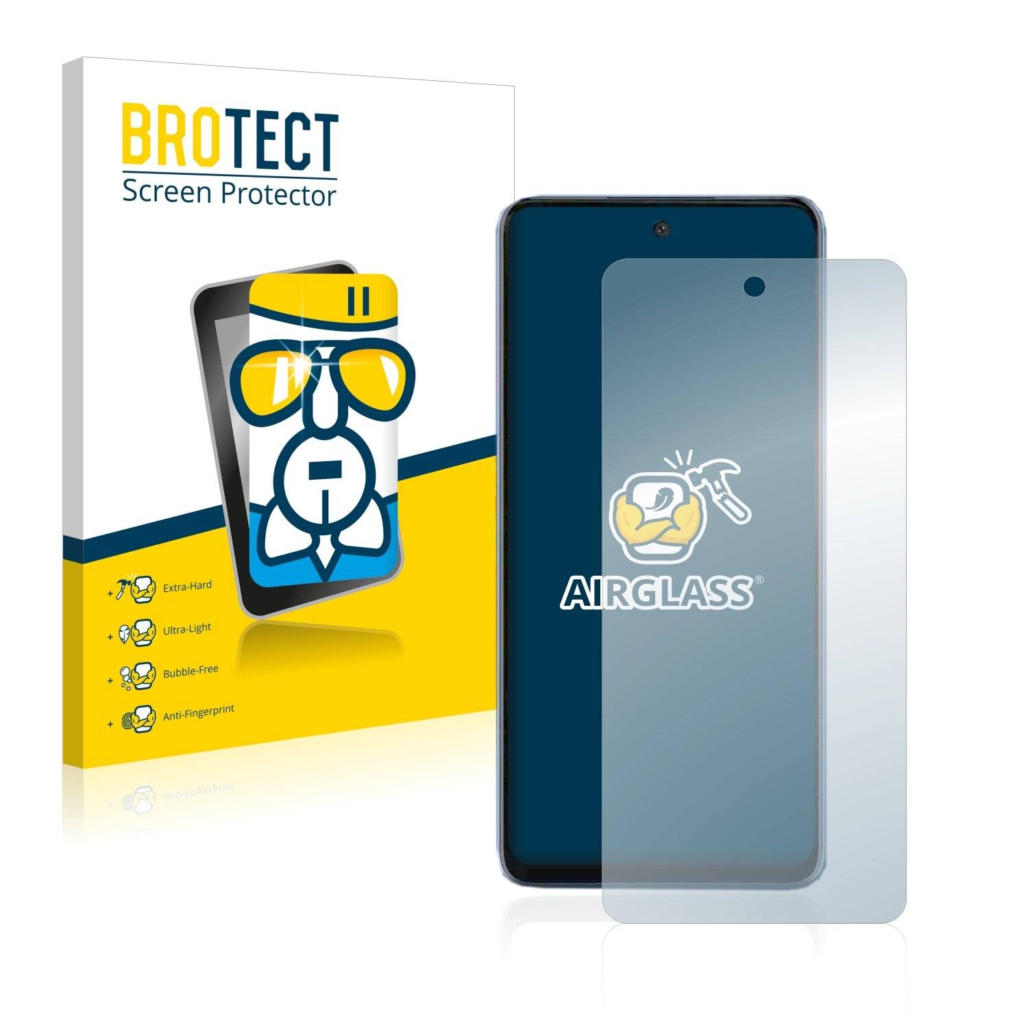 BROTECT AirGlass Schutzglas Folie für Motorola Moto G Stylus