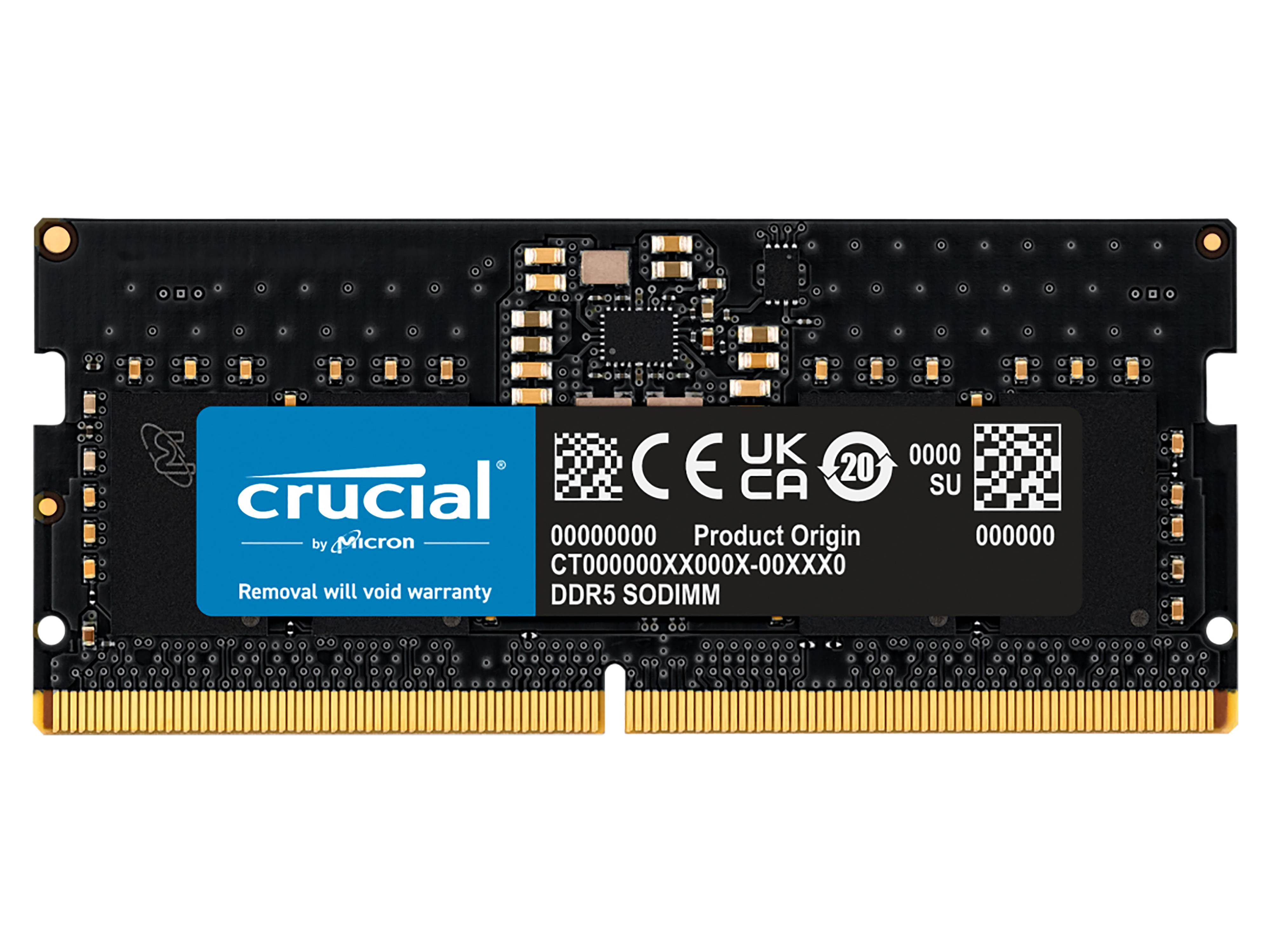 CRUCIAL Arbeitsspeicher CT8G48C40S5T DDR5, 8GB