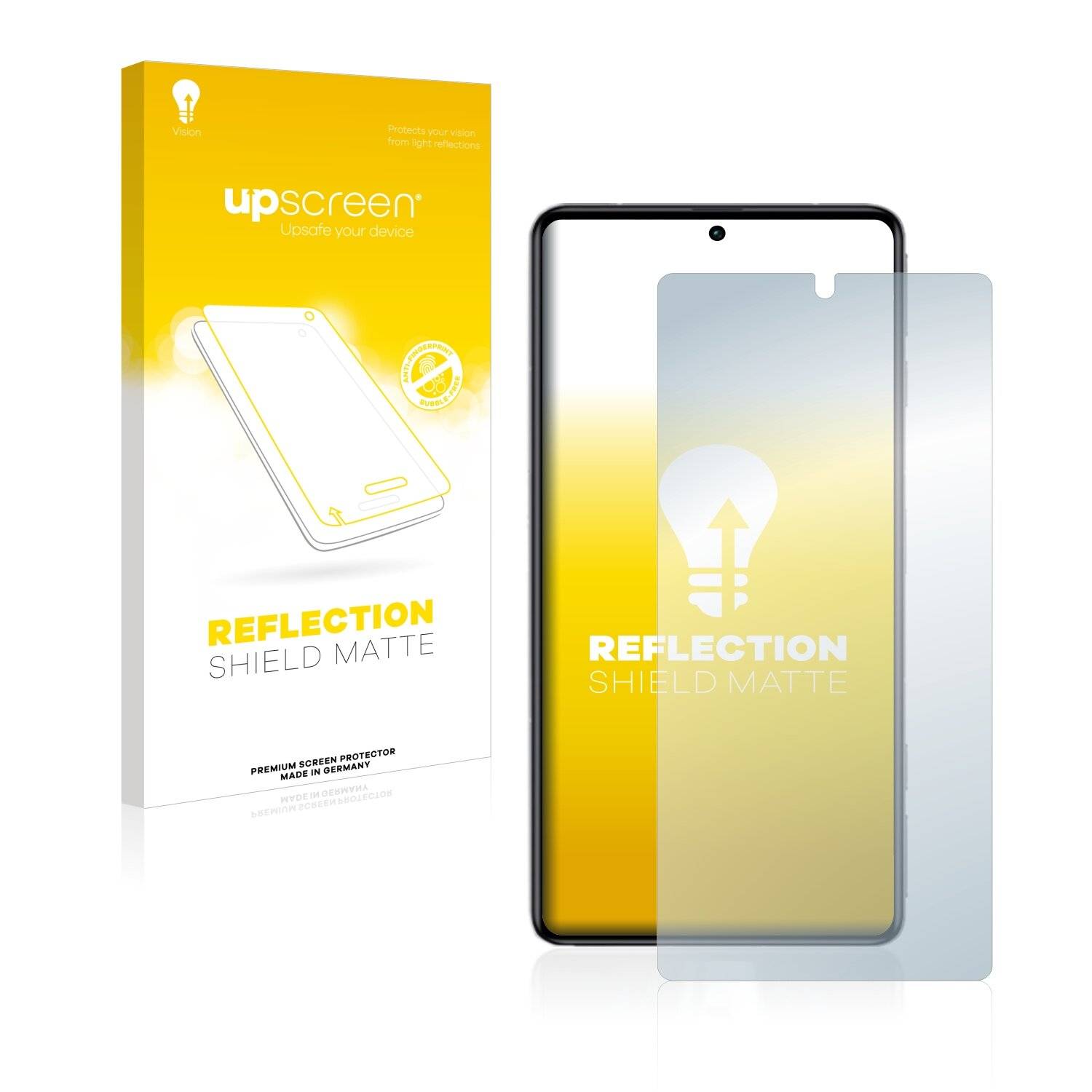 upscreen Reflection Shield Matte Premium Displayschutzfolie für Xiaomi Redmi K50