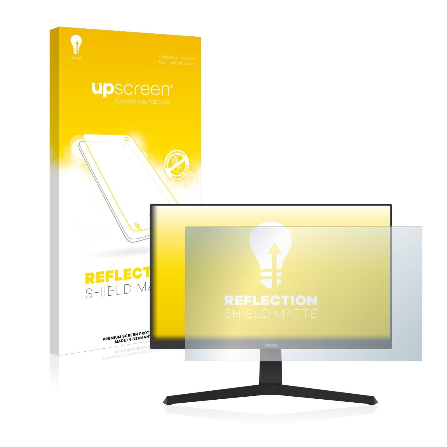 upscreen Reflection Shield Matte Premium Displayschutzfolie für Iiyama G-Master