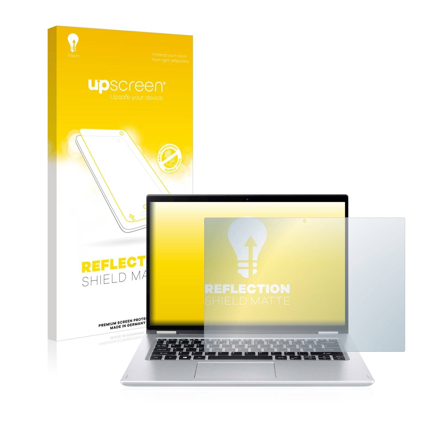 upscreen Reflection Shield Matte Premium Displayschutzfolie für Acer Spin 1