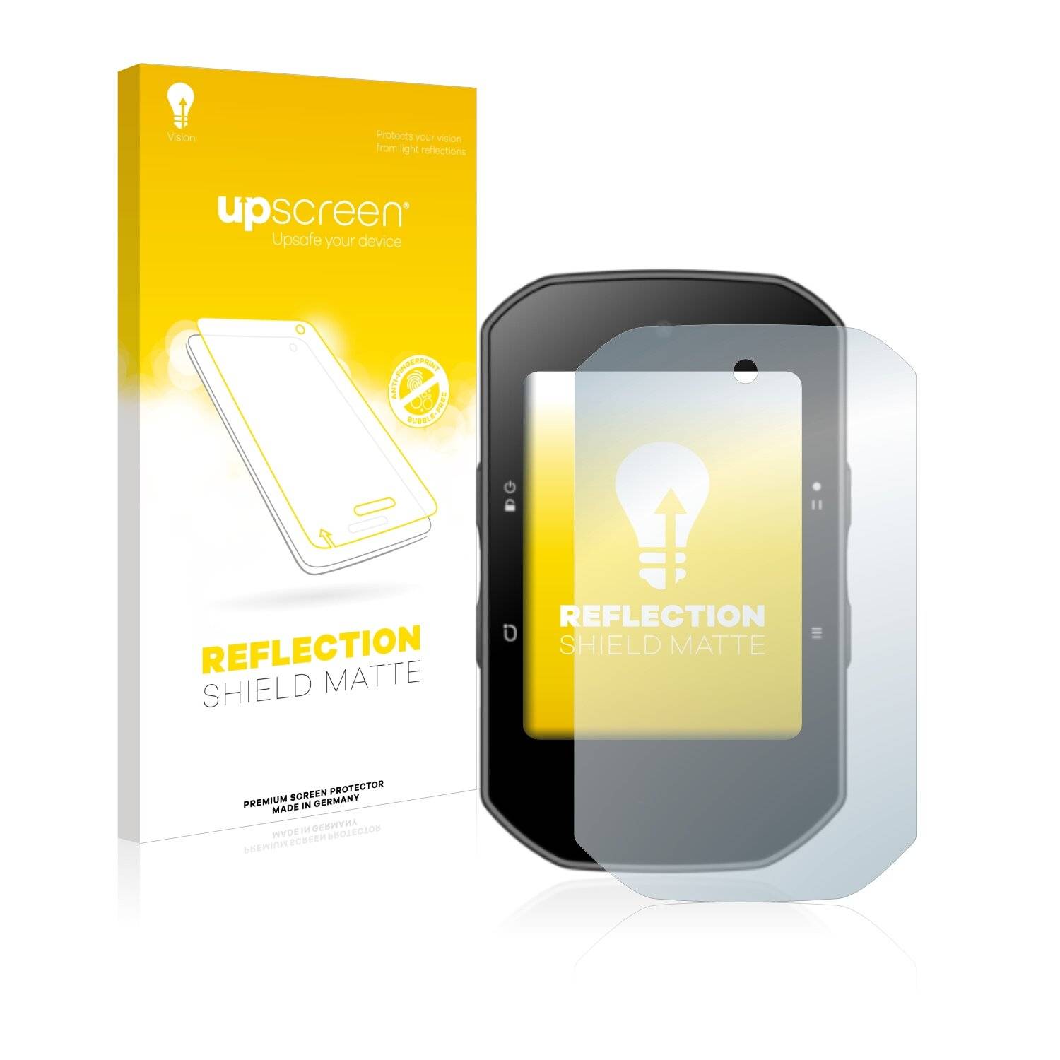 upscreen Reflection Shield Matte Premium Displayschutzfolie für Bryton Rider