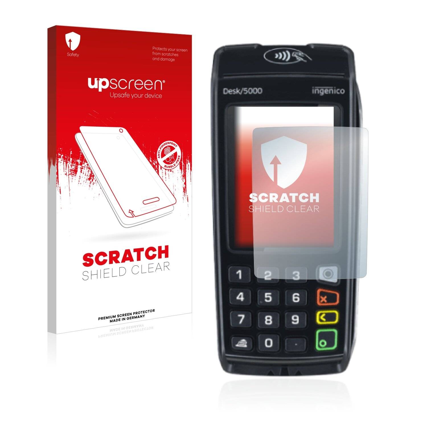 upscreen Scratch Shield Clear Premium Displayschutzfolie für Concardis Desk