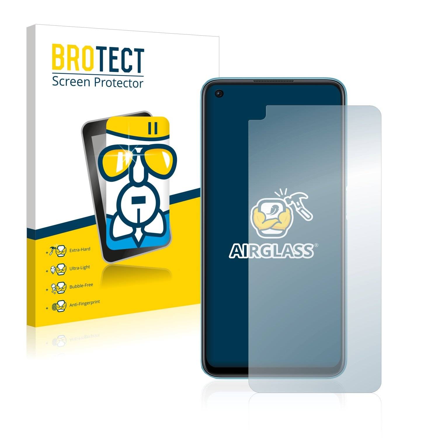 BROTECT AirGlass Schutzglas Folie für Oppo