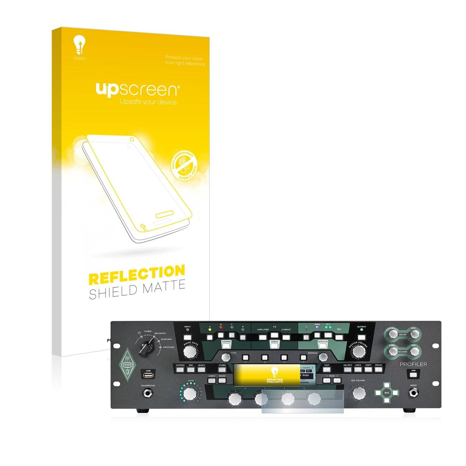 upscreen Reflection Shield Matte Premium Displayschutzfolie für Kemper Profiler