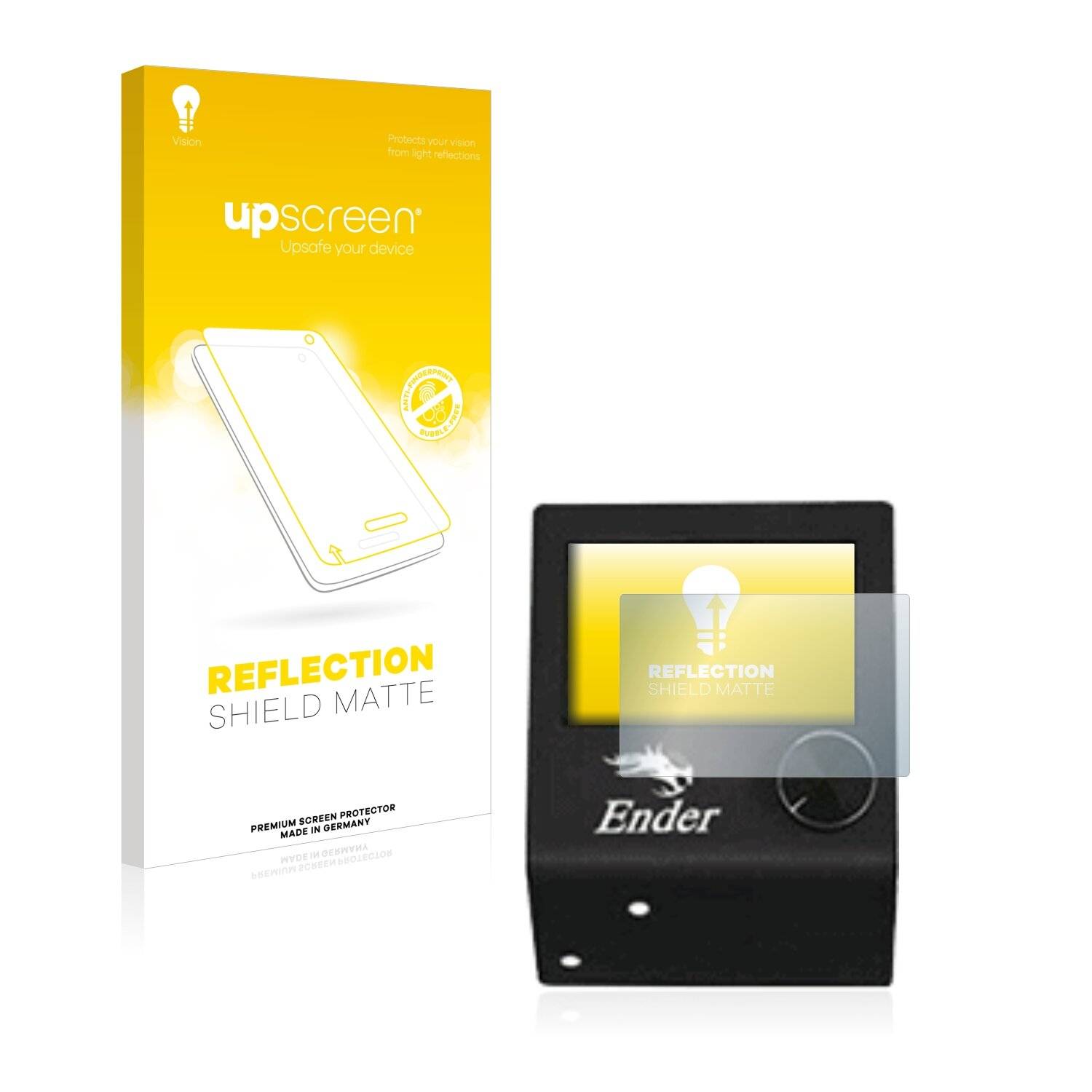 upscreen Reflection Shield Matte Premium Displayschutzfolie für Creality Ender 3